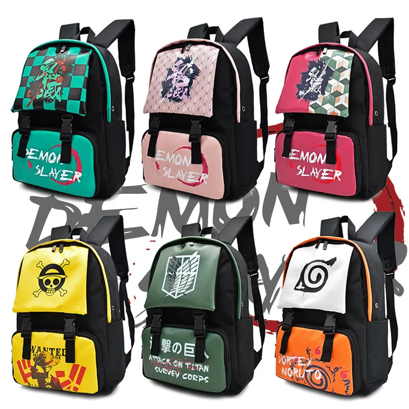 

Anime Backpack One Piece Anime Merchandise Printed Durable Casual Laptop Waterproof For Adult Daily School Travel Outdoor