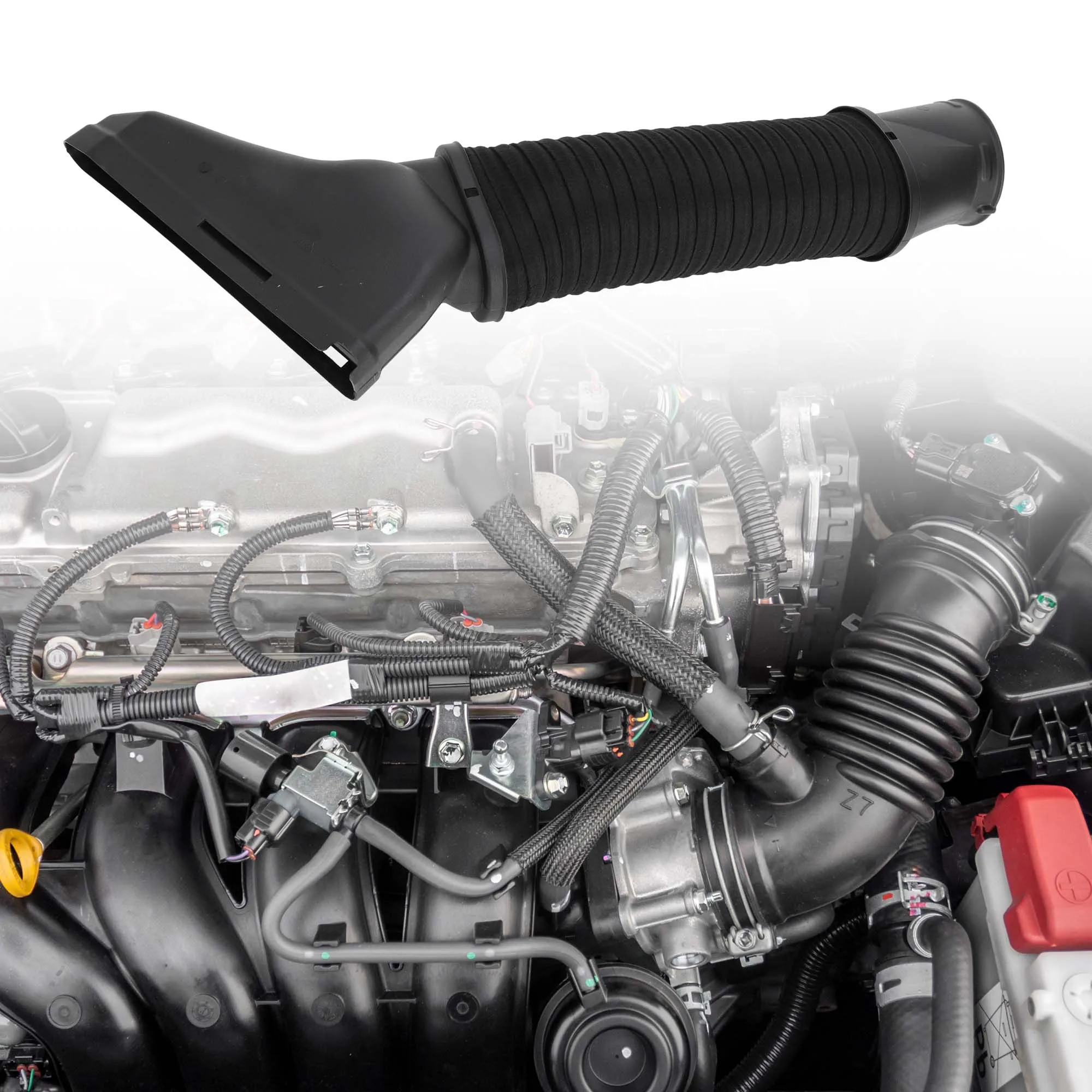 

X Autohaux Автомобильный впускной шланг, совместимый с MINI COOPER S LCI 2006-2013, черный No 13717627502