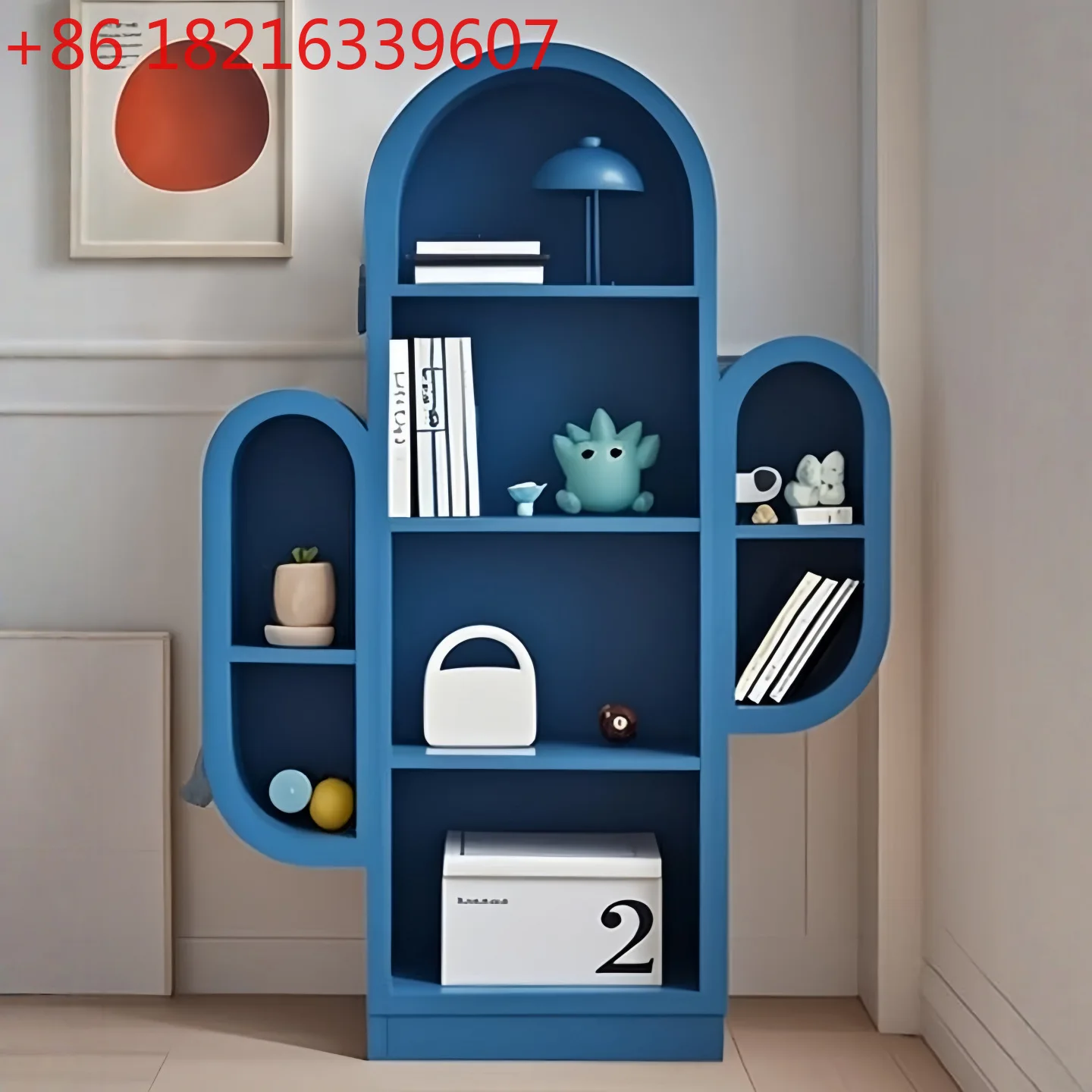 

Internet celebrity paint bookshelf solid wood children's bookcase modern simple multi-functional shelf
