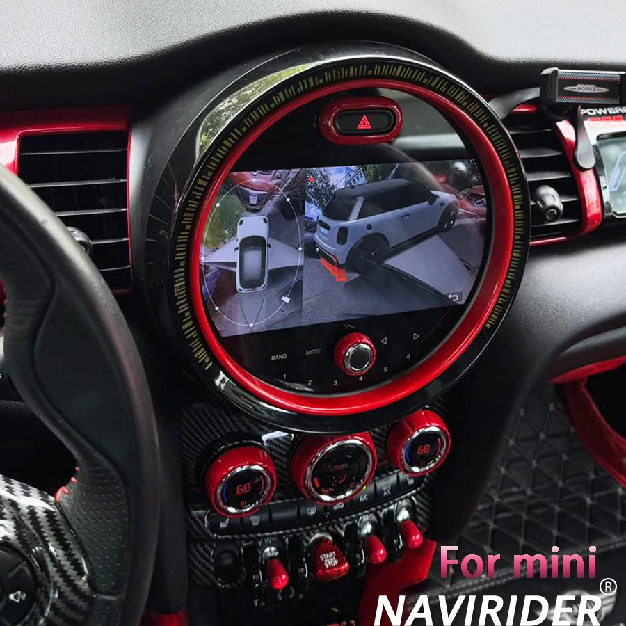 

9-дюймовый экран для Mini F55 F56 NBT EVO 2014-2025 автомобильный радиоприемник Android 14 навигация беспроводной Carplay GPS видео стерео мультимедиа