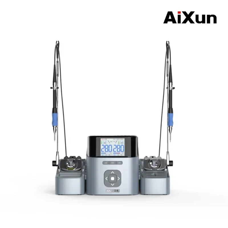 AIXUN T420D Dual-channel intelligent Soldering Station Mobile Phone Welding Repair Soldering Iron Tips Welding Tools