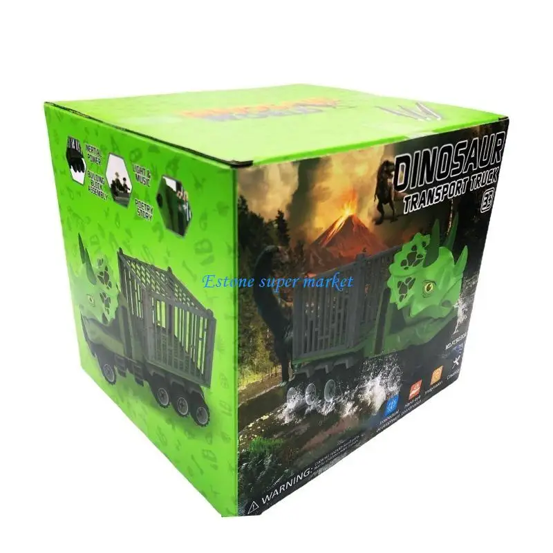 090B キッズ恐竜型プルバックカーセット 男の子/女の子用 誕生日プレゼント 6-8歳用 クリエイティブな退屈を和らげるゲーム Vehi