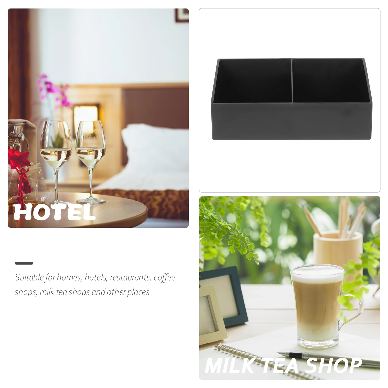 

Coffee Organizer Station Plastic Storage Holder ABS Material Suitable for Home Hotel Restaurant Milk Tea Shop