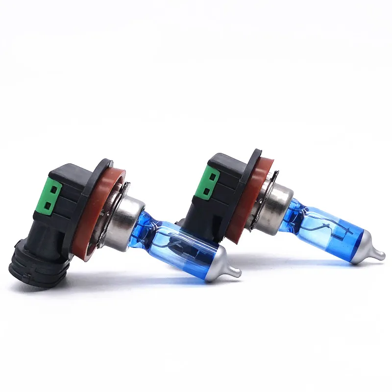 H11 55W 5000K Halogen Car Light Halogen Lamp Bulb Car Styling HeadLight Fog Lights 12V H11 Halogen Lamps cool blue