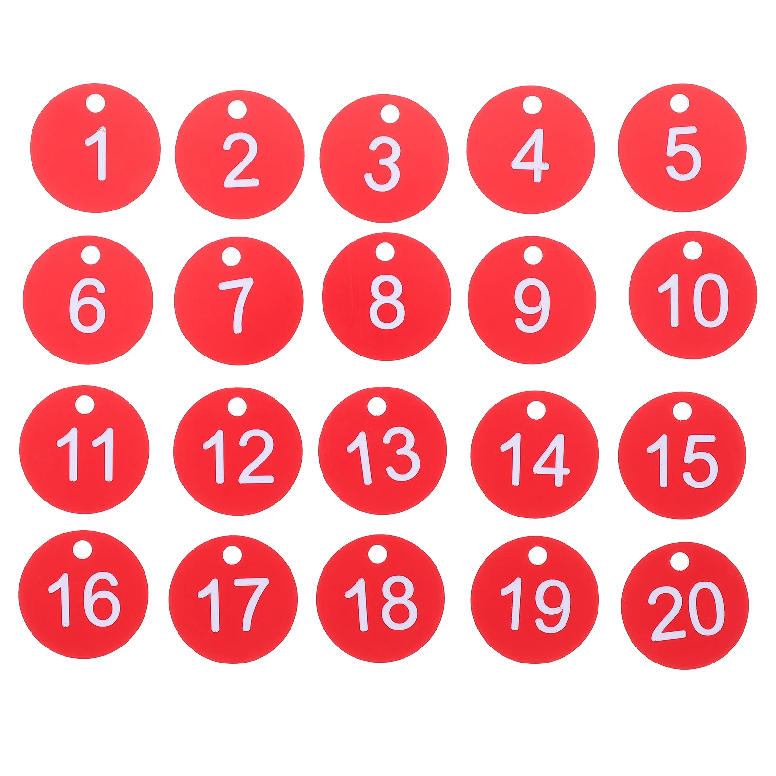 

20Pcs Beehive Number Mark Plastic Hanging Tags Lightweight Portable Beekeeping Equipment Classification Sign Number Label