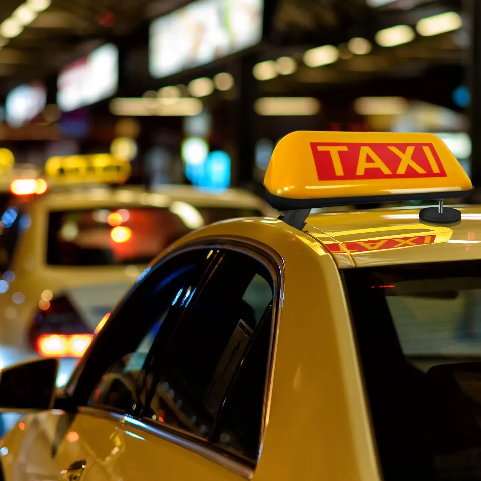 

12V Car Taxi Roof Light Magnetic LED Taxi Roof Lights Roof Cars Top Topper Super Bright For Rideshare Ride Hailing Vehicles