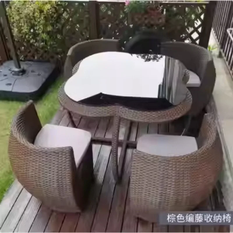 Outdoor Rattan Chairs, Courtyard , Outdoor Leisure Living Rooms,, Sales Department, Rattan