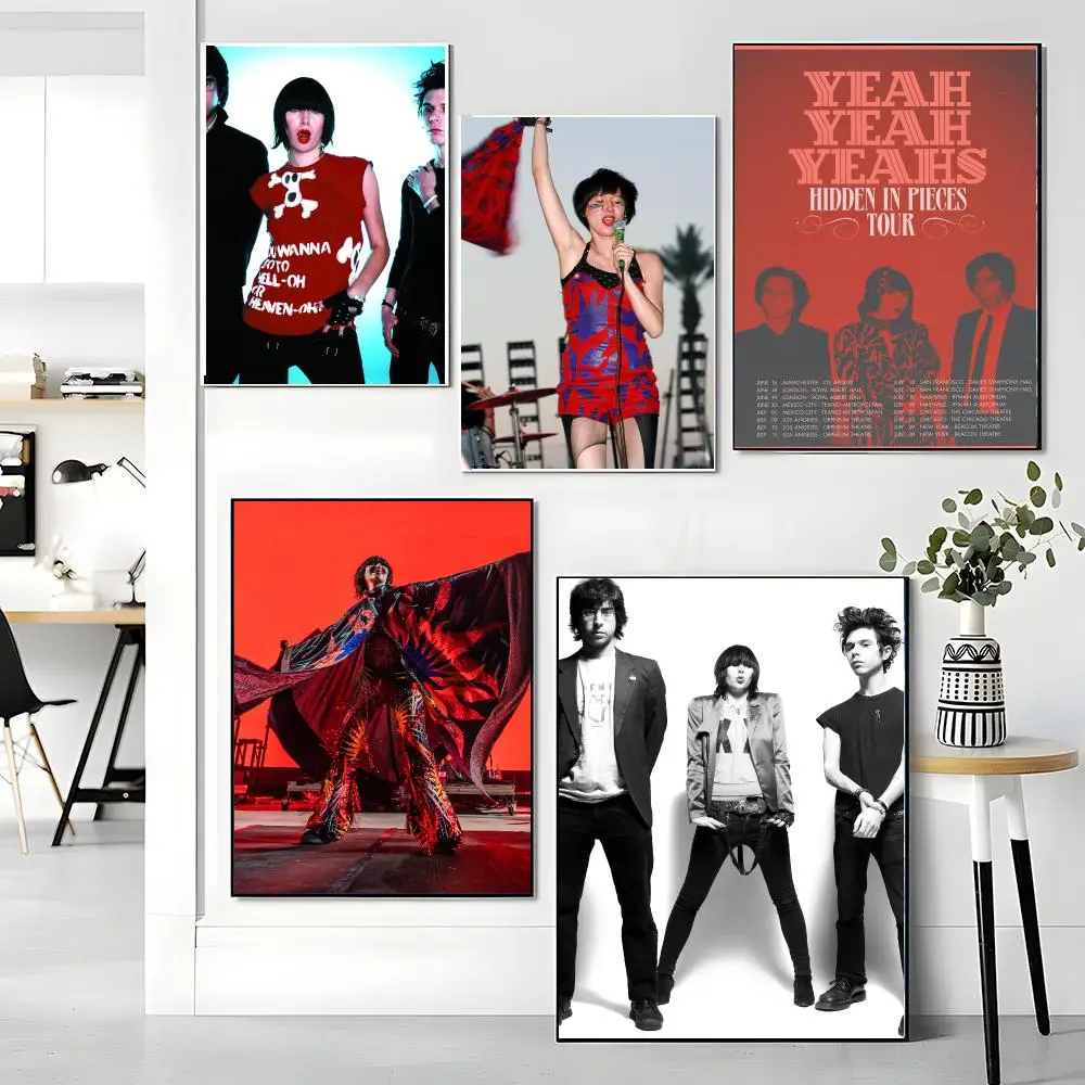 band Y-Yeah Yeah Yeahs-S Painting Calligraphy Artwork for Living Room Bedroom Office Home Decor