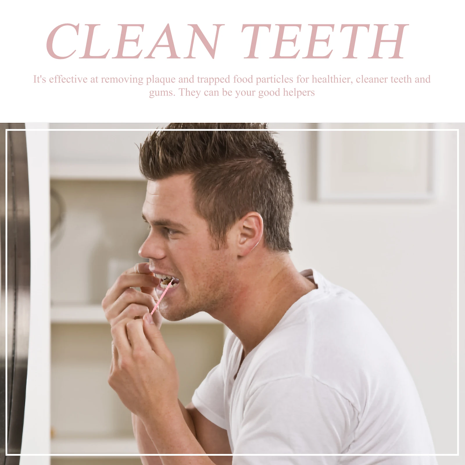 

2 Boxes Compact Interdental Crown Residue Remover Ergonomic Handle Portable Teeth Cleaner Household Outdoor Use