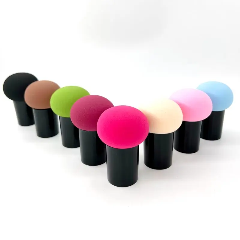 1Pc Nieuwe Lovable Makeup Puff Make-Up Spons Facial Foundation Crème Paddestoel Hoofd Soft Make Bladerdeeg Beauty Tool