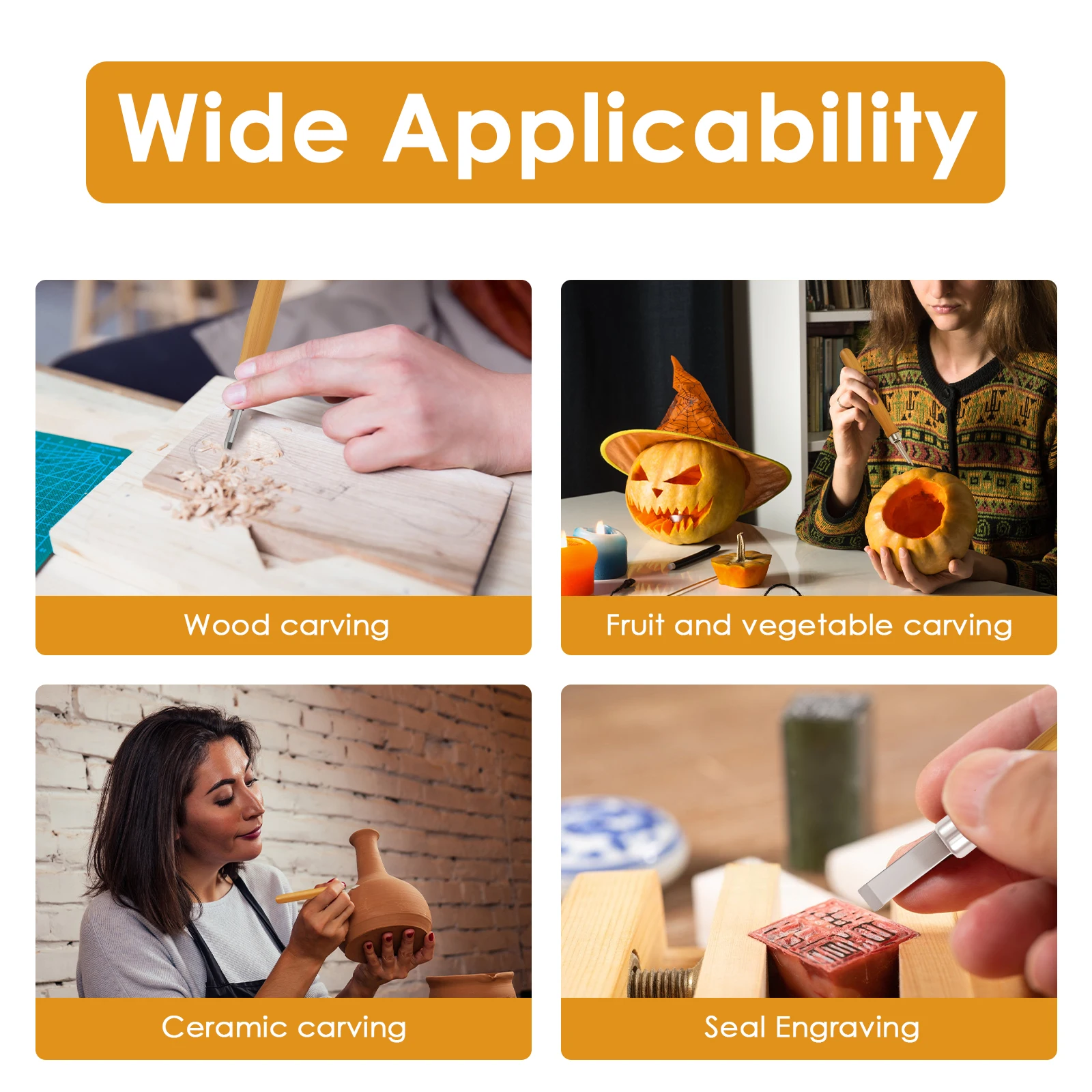 12 個木彫りキット木材削りカッター多目的彫刻刀セットプロの彫刻カッター木工彫刻ツール