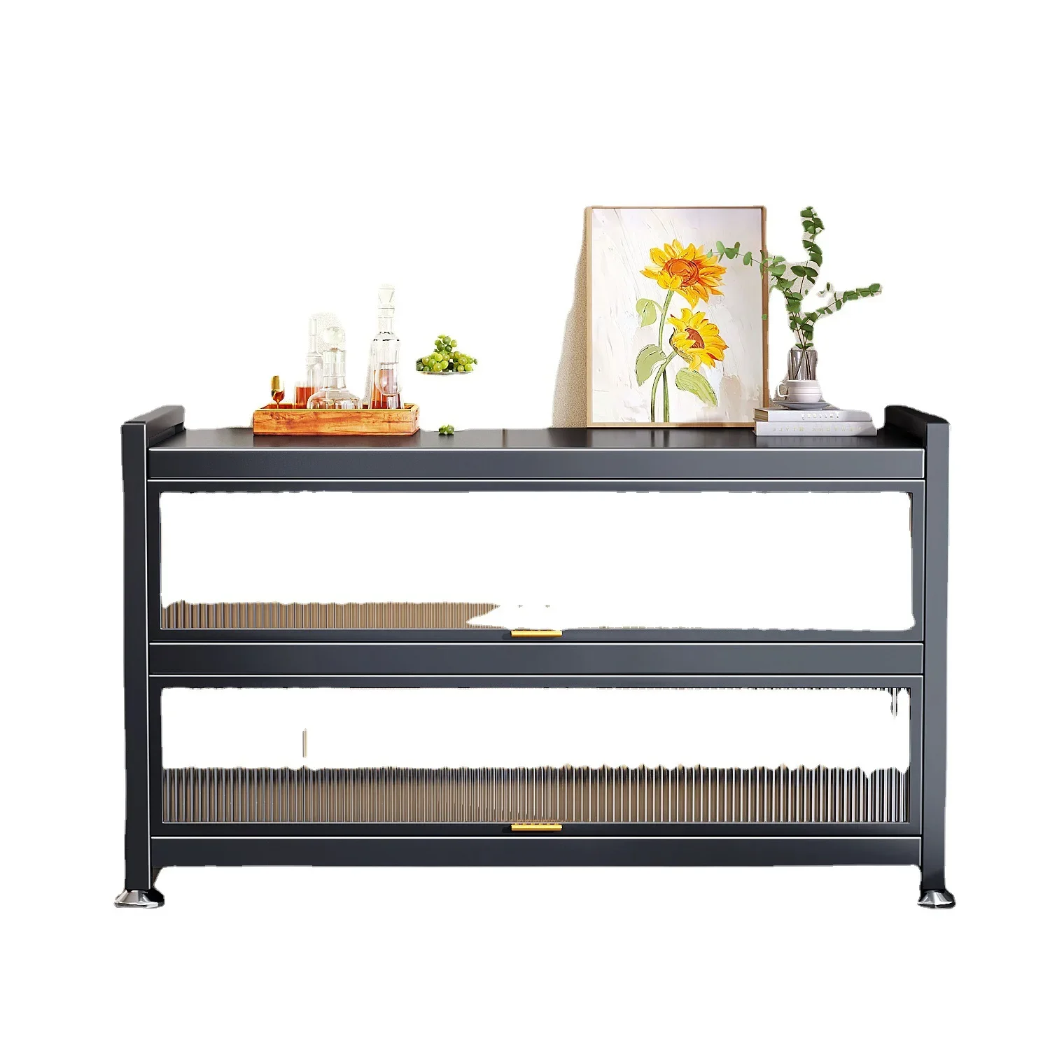 dining side cabinet, living room tea cabinet against the wall, modern and simple, storage