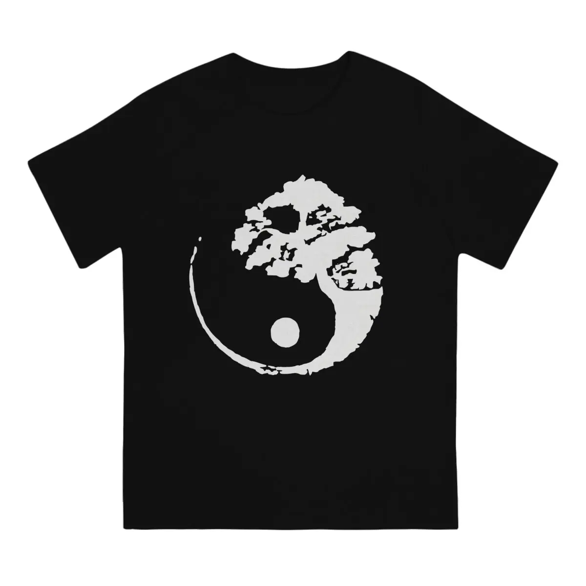 Enso Circle And Bonsai  Japanese Bonsai Tree Lovers Tshirt Graphic Men Tops Vintage Homme Summer Clothes Cotton Harajuku T Shirt