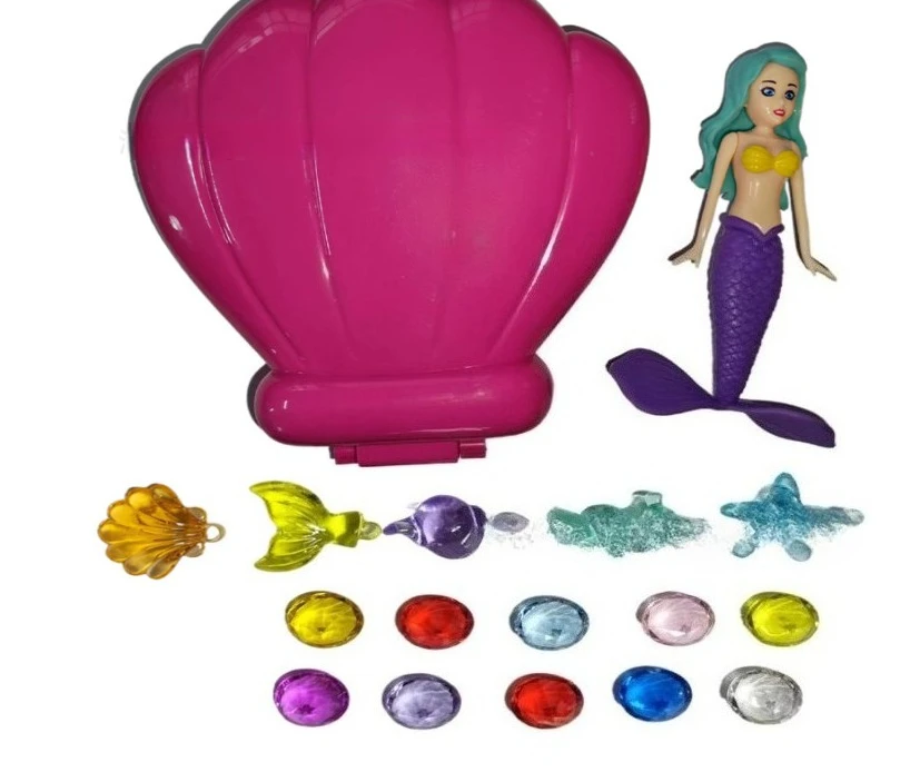 Jouet de piscine de sirène, coquille de princesse rotative amusante, flotteurs d'été, jouets d'eau de natation, coquille flottante magique, cadeaux, jouets de bain pour tout-petits