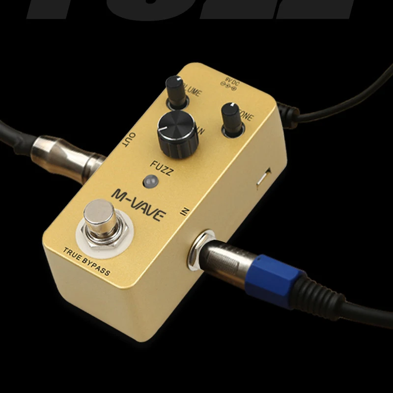 M-VAVE Pedal efek gitar mode Vintage, Pedal efek gitar, mode Vintage, Bypass sejati, suku cadang & Aksesori Gitar Wah