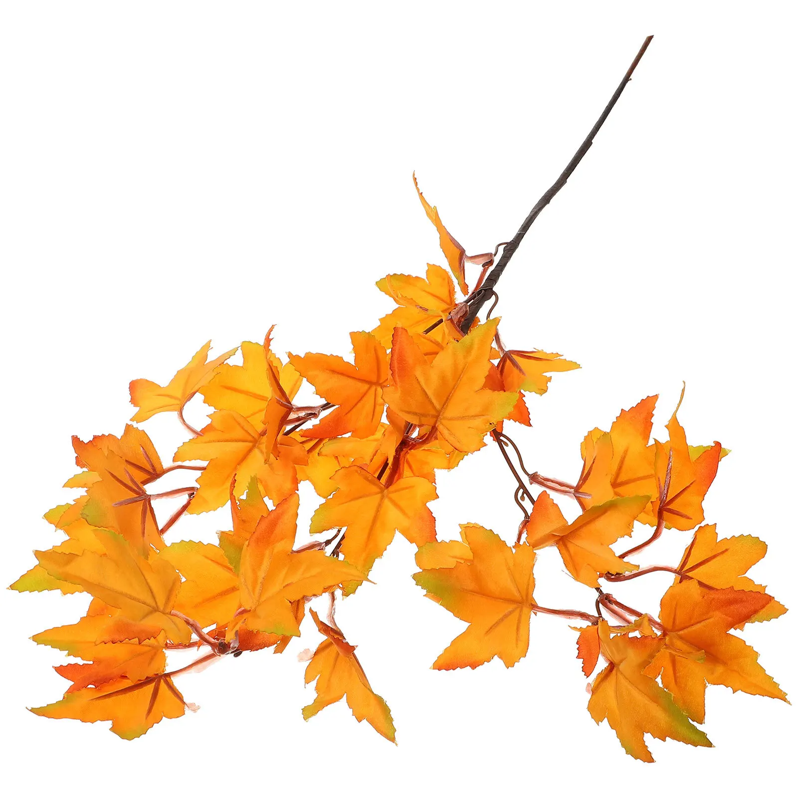 يختار أوراق القيقب الاصطناعية صنعة دقيقة نابضة بالحياة وحيوية ومناسبة لديكور المزهرية وديكور الخريف الصناعي