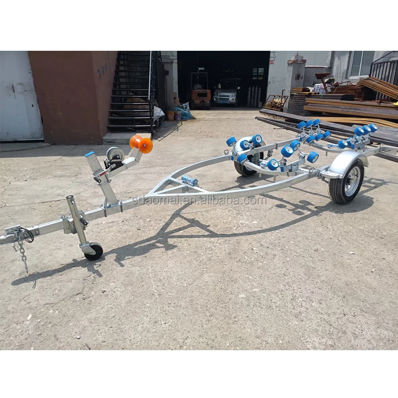 Direct Selling Single Axis Can Load 750 Kg Boat Trailer Trailers For Motorboat