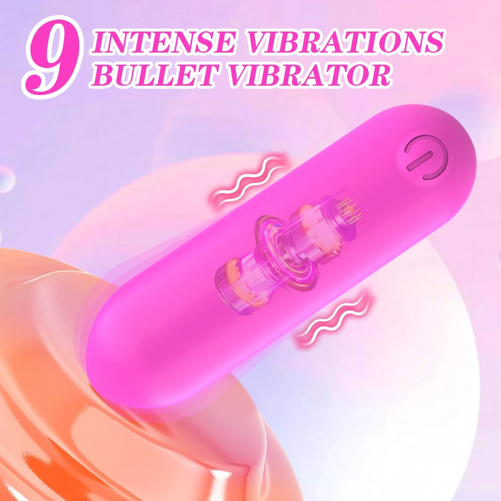 USB Charge Powerful Bullet Vibrator Women Clitoral Stimulator Vaginal G Spot Masturbation 10 Speed Vibrators Adult Sex Toys