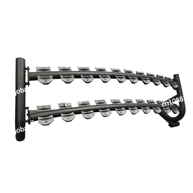 

Gym high-end double-layer dumbbell rack, dumbbell storage rack, vertical storage, multifunctional barbell