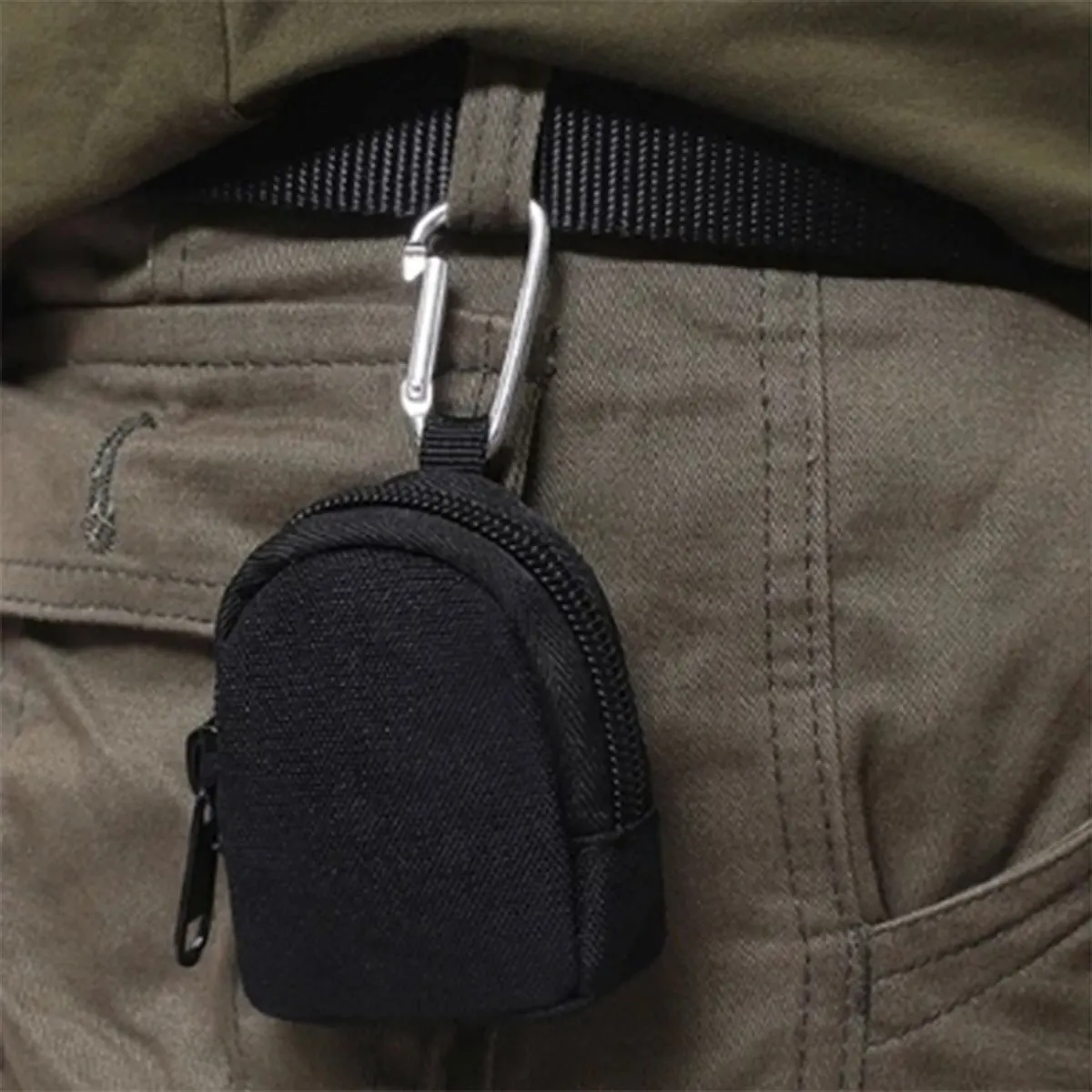 Schlüsseltasche Münzgeldbörse Taktisches Zubehör Schlüsselschutztaschen für Draußen Sport Kleines Kit Einzelstück Sport Kleine Hängetasche