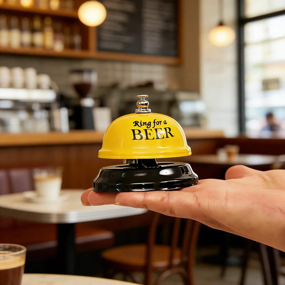 Interactive Bells Fun Calling Bells for Family Gatherings Cafes Bars Dual-Purpose for Check-in Service Decorative Prop Bells