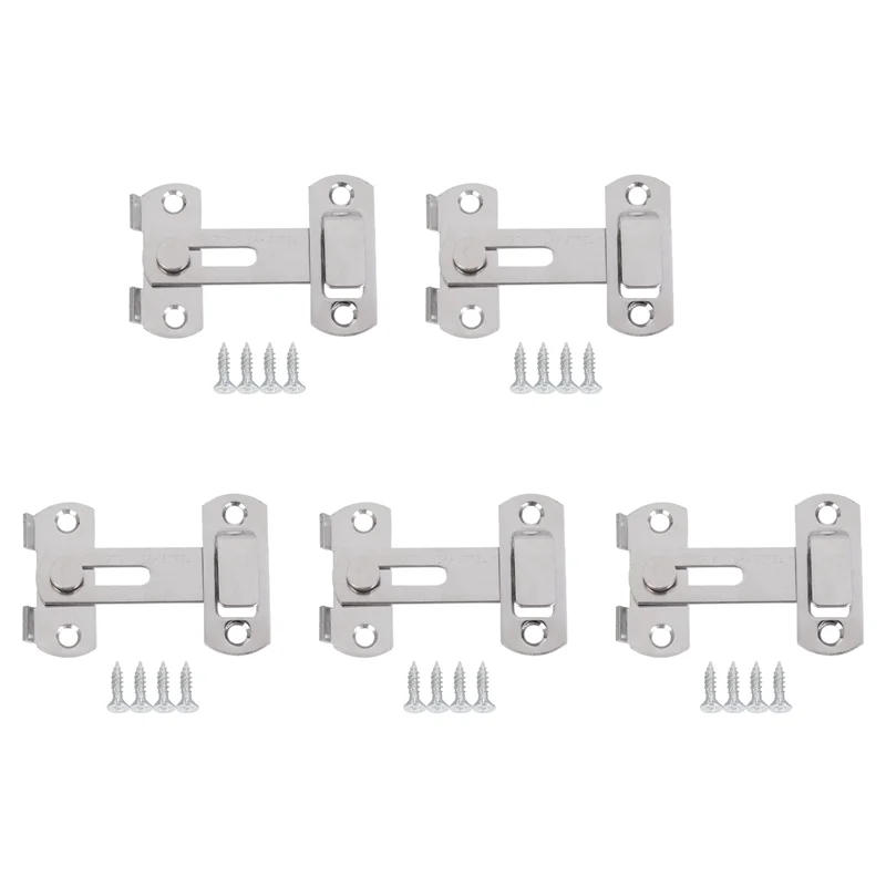 

AB30-5X Hasp Latch METAL Hasp Latch Lock Sliding Door Lock For Window Cabinet Fitting
