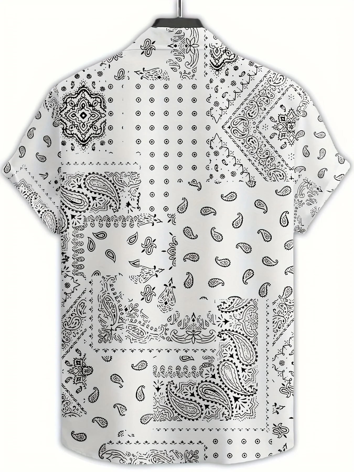 The new men's short-sleeved shirt for summer 2025 is breathable lightweight casual and fashionable with 3D printing