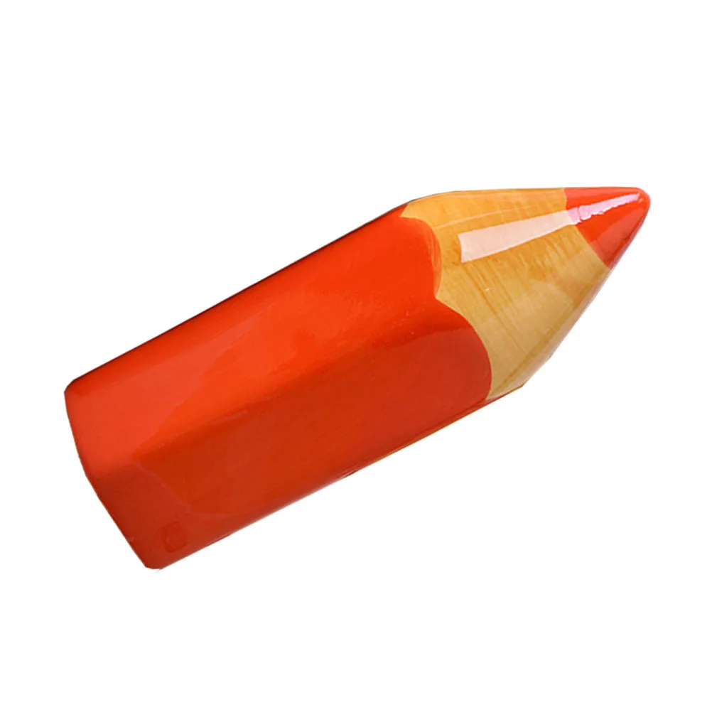 

Ceramic Pencil Piggy Bank Red Saving Pot Money Box for Educational Gift Piggy Bank Saving Pot