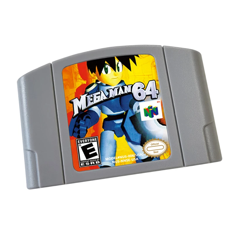 N64 games Cartridge- megaman 64 NTSC Version Retro Games reconstructed