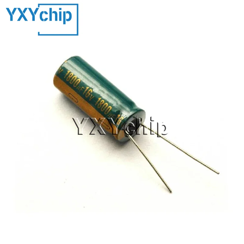 

50pcs 1800uF 16V 1800MFD 16WV 10*20mm Aluminum Electrolytic Capacitor Radial