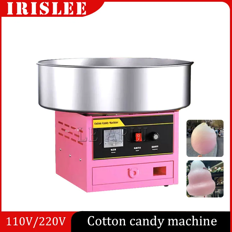 

1000W Electric Cotton Candy Machine Commercial Candy Floss Maker With Stainless Steel Bowl Sugar Scoop