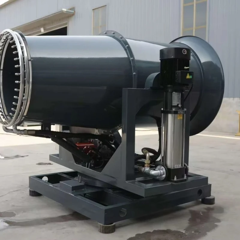 Deposit Heavy Duty Fog Cannon Machine For Dust Suppression Quarry Mining Site Air Cleaning Large Coverage Mist Spraying Unit