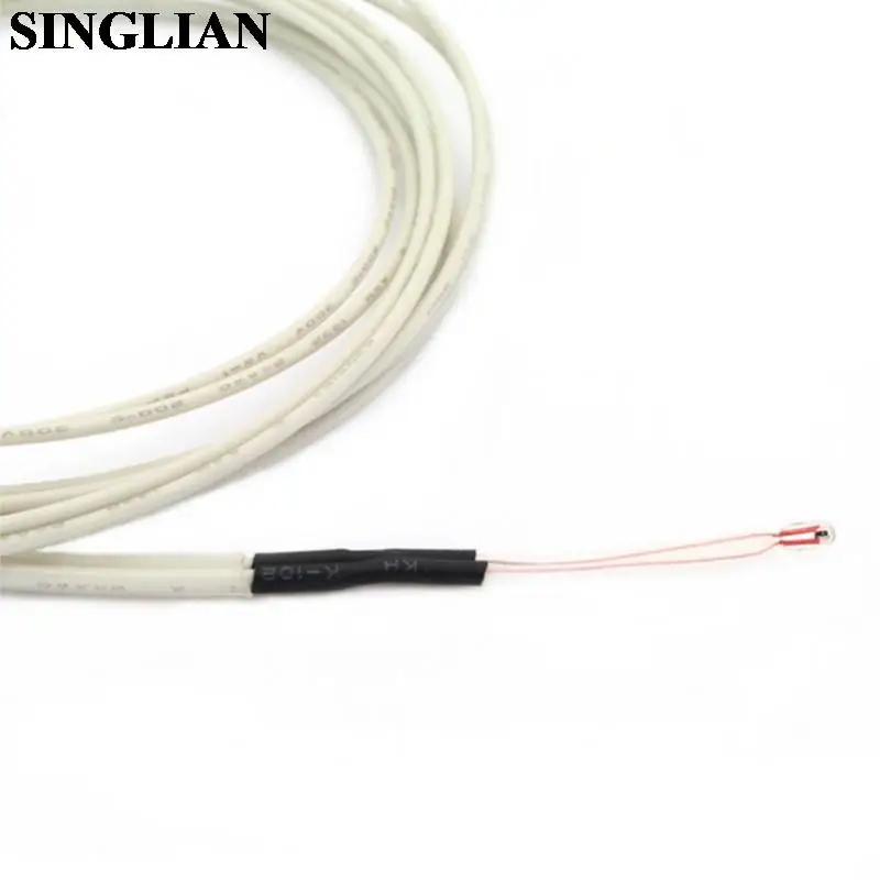 1pcs NTC Temperature Sensor 100K 3950 With Terminal For 3D Printer Accessories