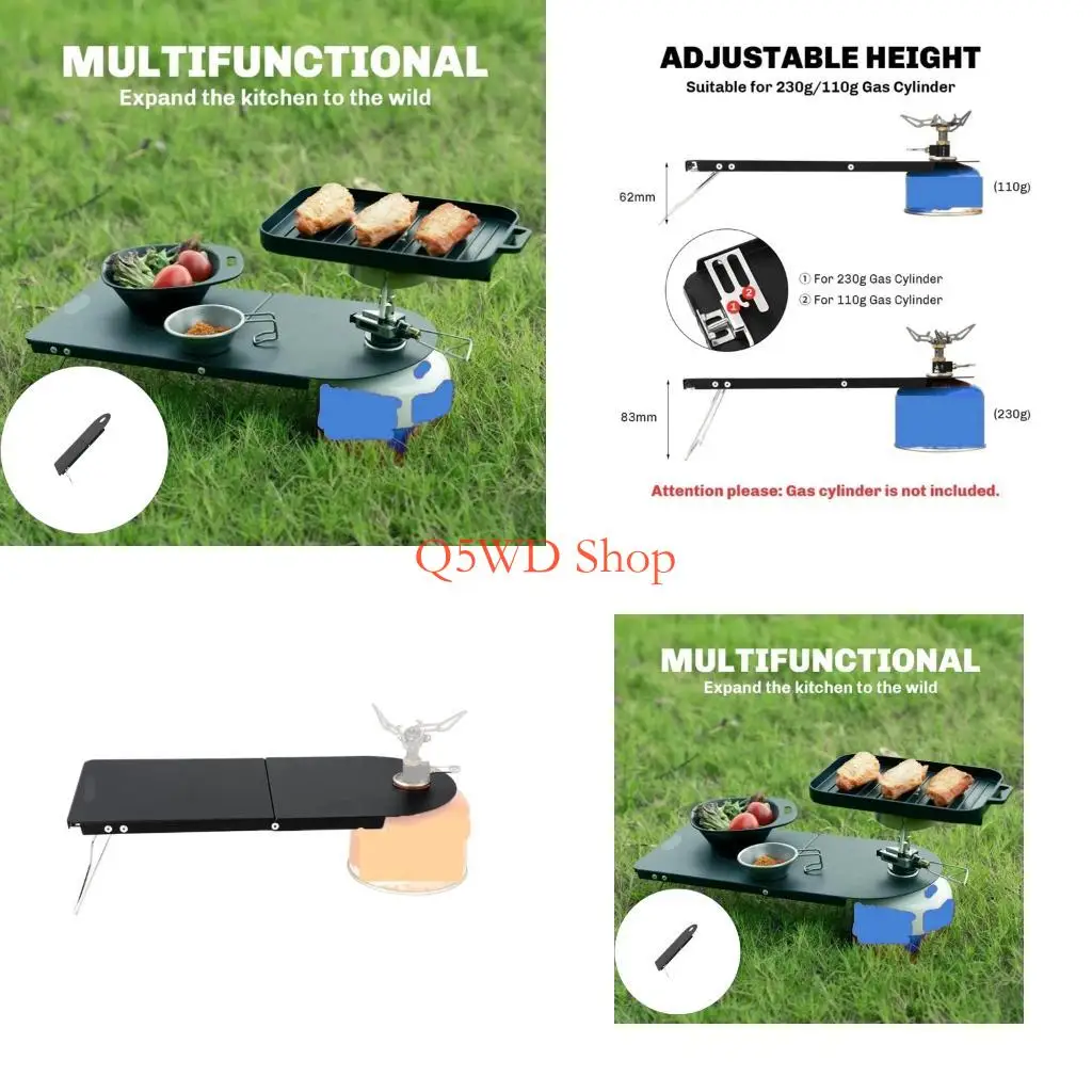 Q5WD Easy Assembly Folding Table Small Size for Outdoor Gatherings Family Event