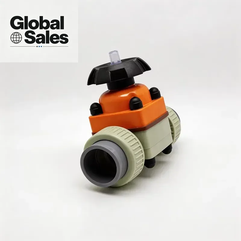 Threaded Union Butt Welding Manual UPVC Diaphragm Valve Small Production Line Flow Control Valve Low-cost Economical