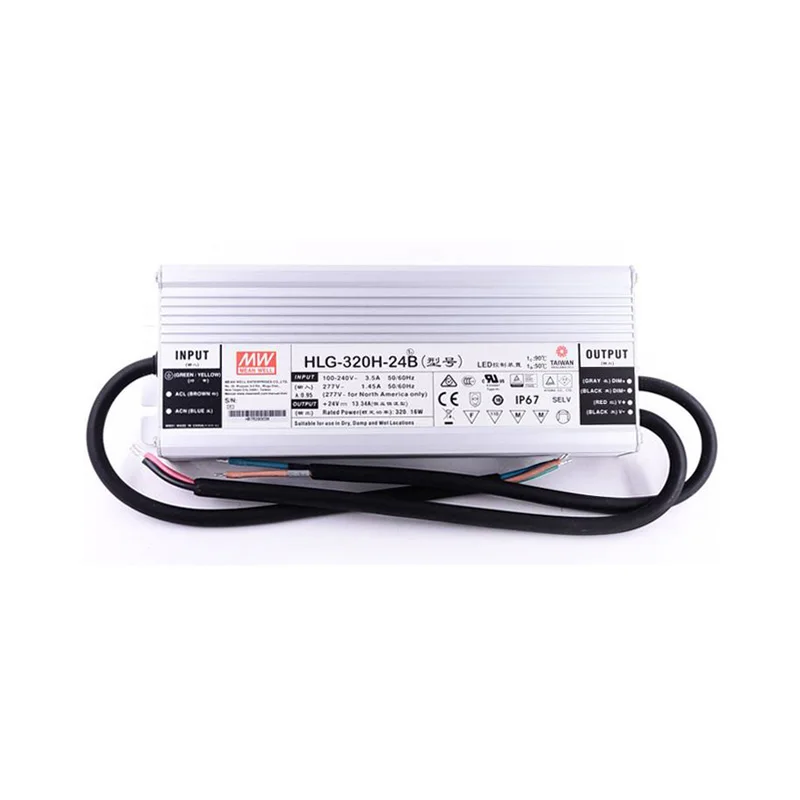 

HLG-320H-54A 320w Ip65 Power Led Drivers