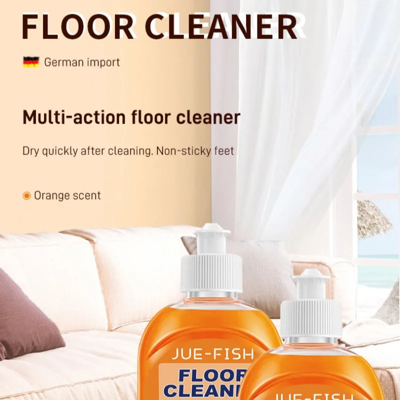 120ml Jue-Fish floor cleaner powerful decontamination descaling wood floor cleaning tile cleaner polishing and brightening