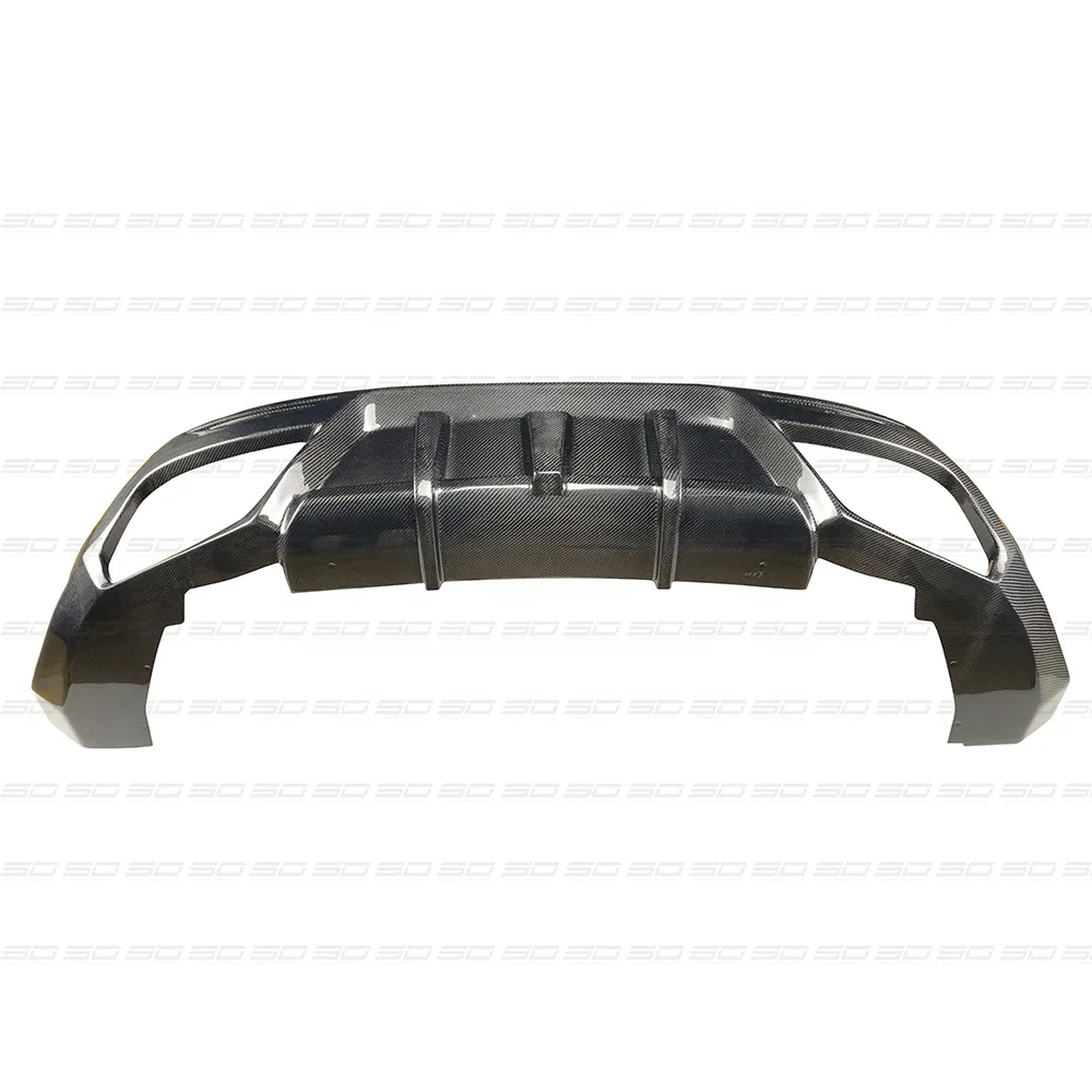 SD Style Carbon Fiber Car Parts Rear Diffuser  For Al fa Ro meo Stelvio