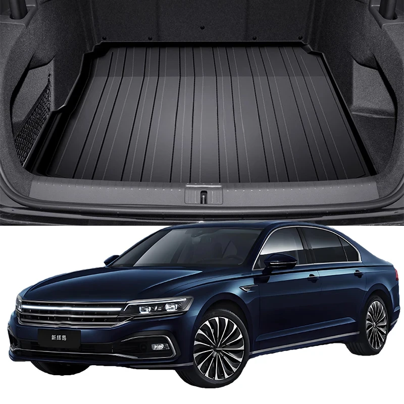 Upgrade TPE Car Rear Trunk Mats Storage Pads Cargo Tray Dustproof Waterproof Protecion Cushion For Volkswagen PHIDEON 2016-2024