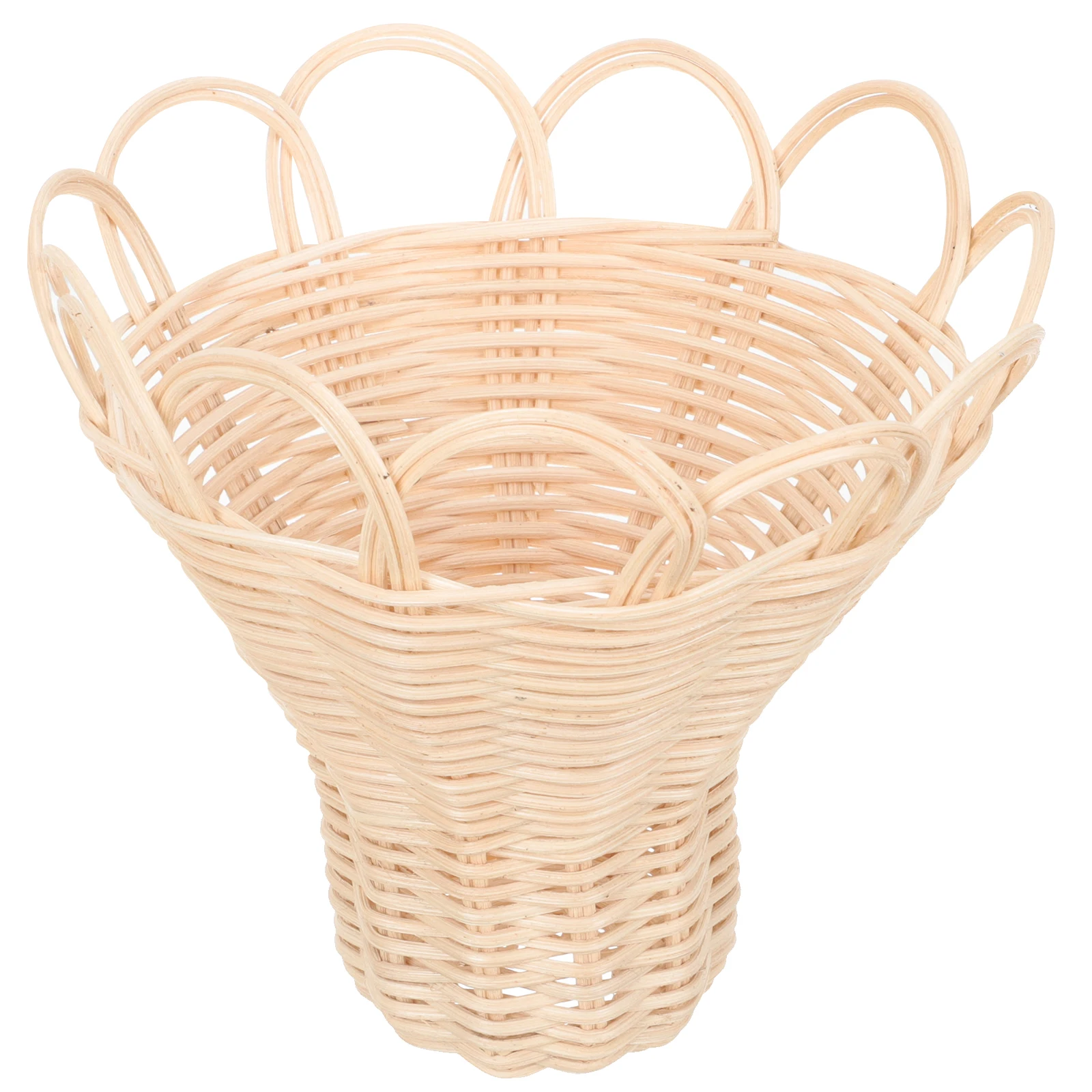 

Rattan Lampshade Woven Light Covers Tray Pendant Western Replacement Shades Ceiling Lamp Cover Modern Style Lampshade Hotel