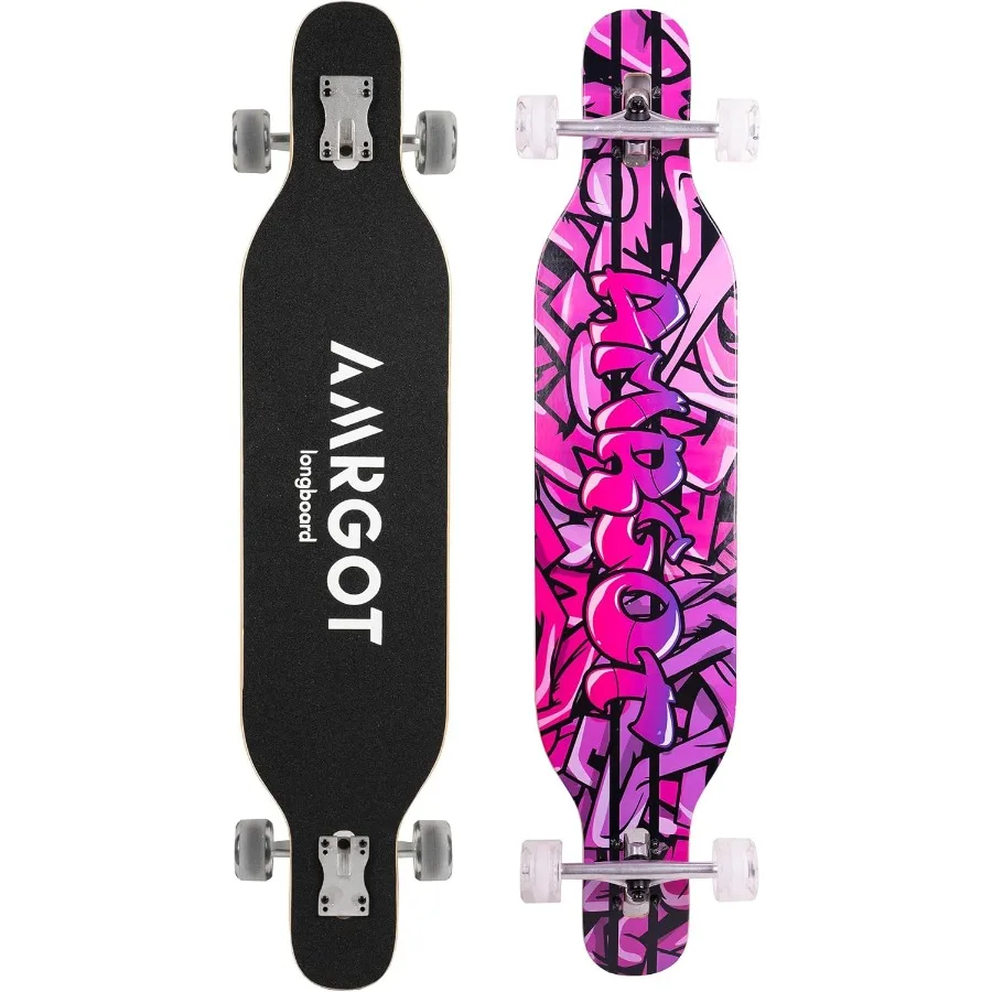 

Amrgot 42 inches Complete Longborads Drop Through Deck Concave Cruise Professional Longboards