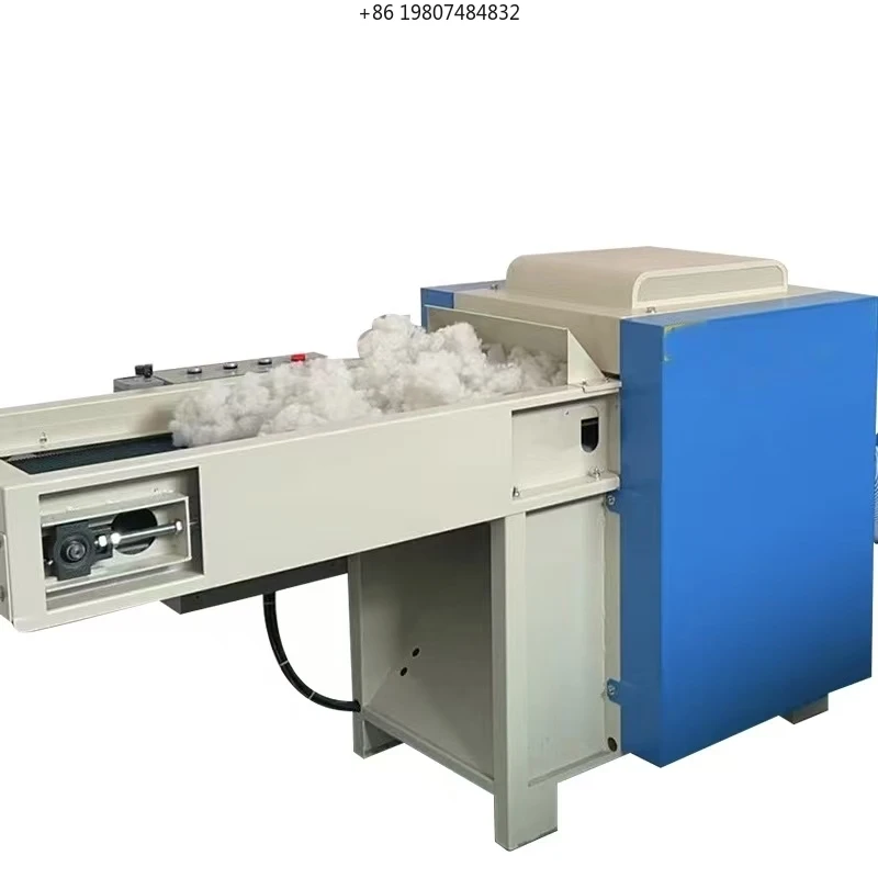 Automatic Single-End Cotton Fiber Filling Machine Commercial Textile Plush Toy Pillow Filler High Efficiency