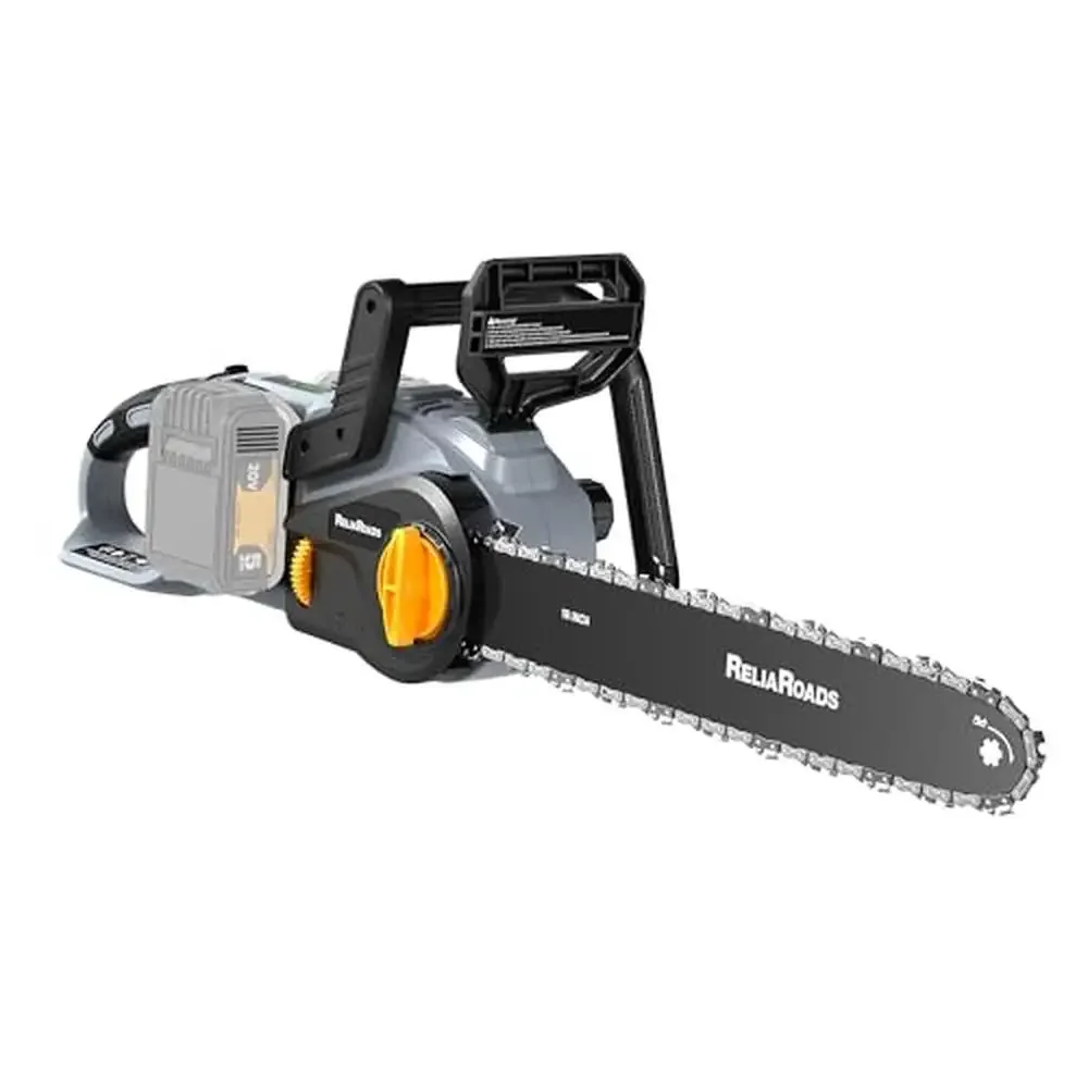 Brushless Chainsaw 40V 2 x 20V MAX Cordless Battery Powered Chain Saw Ideal Wood Cutting Compatible with  Battery Safety