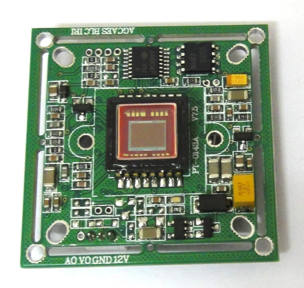 

1/3" 420TVL CCD Color CCTV Camera Board PCB mainboard chips module CVBS 960H PAL system