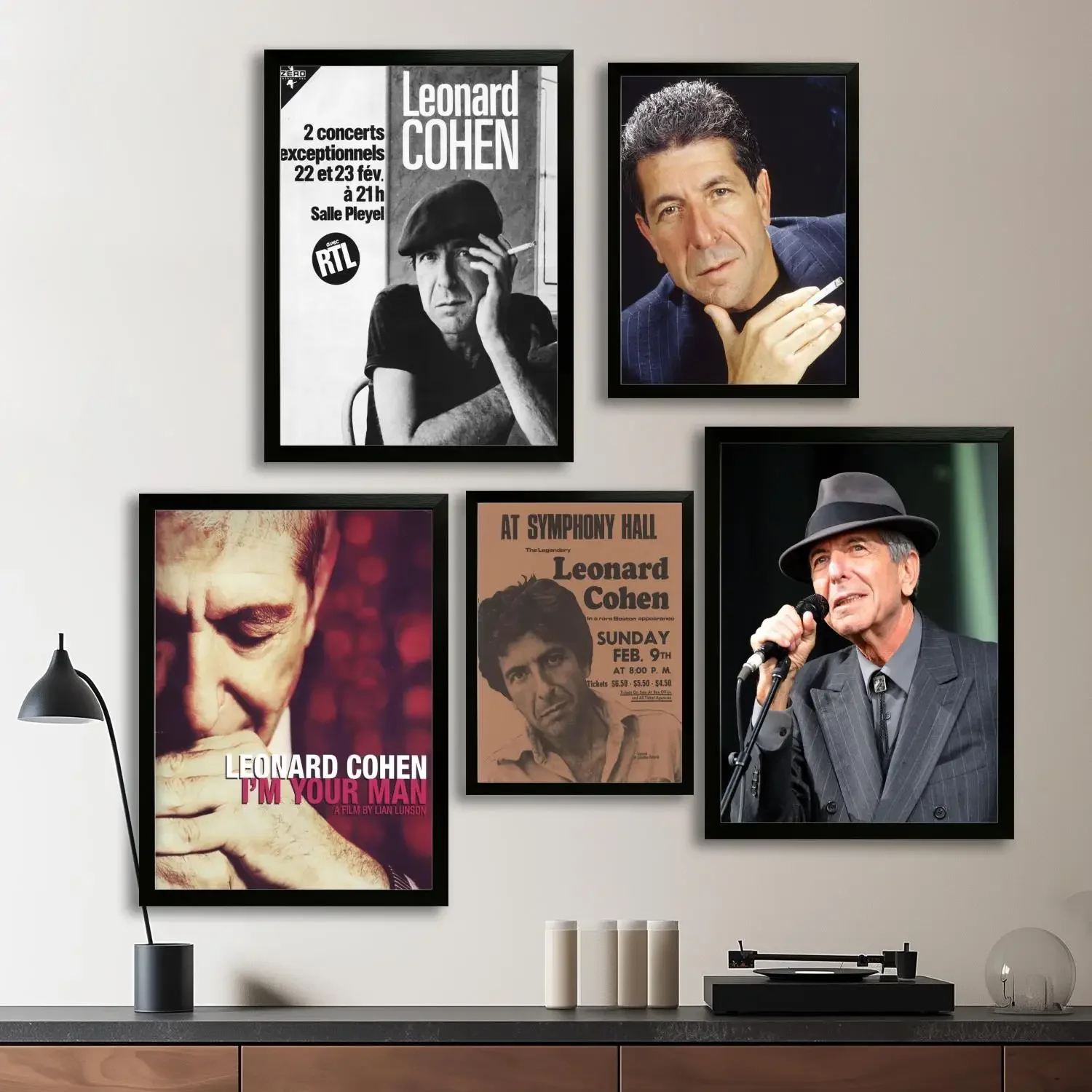 Leonard Cohen Canvas Art Poster, Wall Art, Picture Print, Modern Family, Bedroom Decor, Posters,Decorative painting