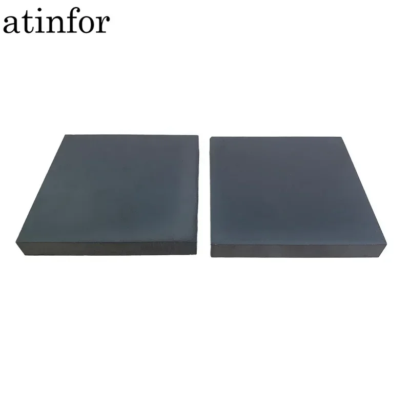 atinfor Customized silicon carbide ceramic square pieces/pressureless sintered bulletproof and wear-resistant plates