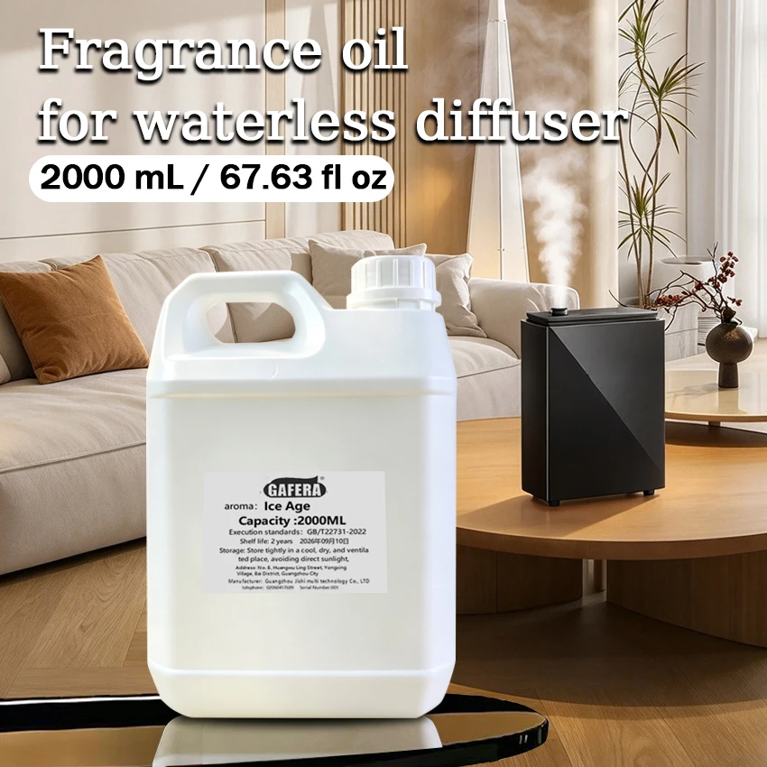 GAFERA waterless diffuser oil 2000ml, Suitable for All Waterless aroma Diffusers, Long-Lasting Home Fragrance Refill,cedar