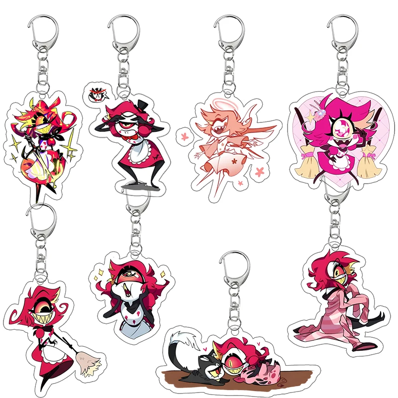 

Niffty Acrylic Keychain Kawaii Student Anime Cartoon Collection Role Model Acg Bag Pendant Decoration Accessories Keyring Gift