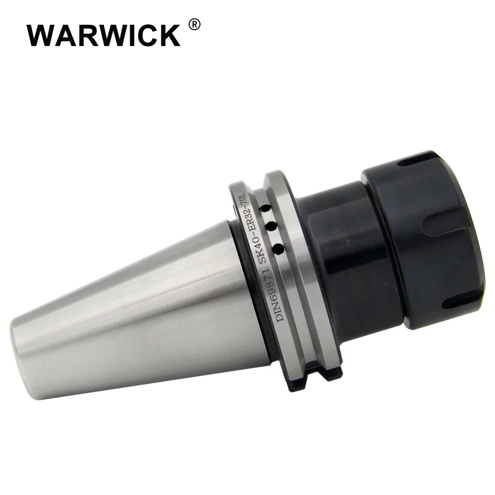 High Precision DIN69871 DAT40 SK40 ER32 ER25 ER16 Collet Chuck Tool Holder Adapter for CNC Machine