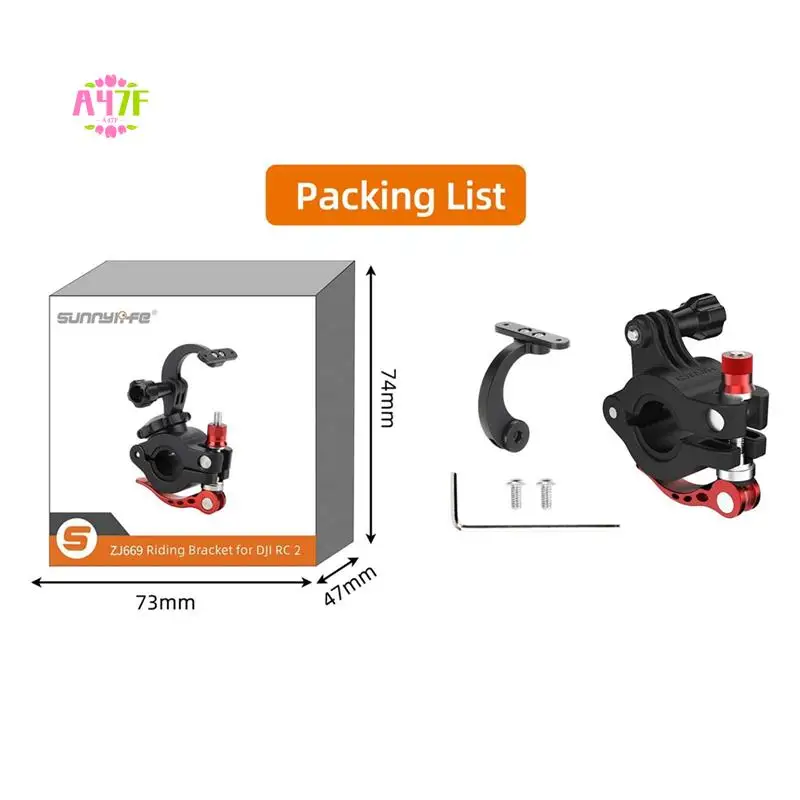 

A47F-SUNNYLIFE For Air 3 Remote Control Cycling Multifunctional Portable Bracket For DJI RC 2 Sports Camera Bike Clip Durable